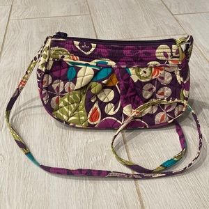 Vera Bradley Purple-Patterned Mini Purse